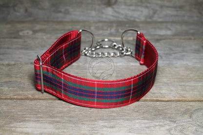 Fraser Clan tartan - dog collar
