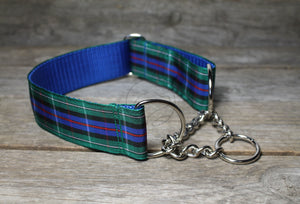 Rose Clan tartan - dog collar