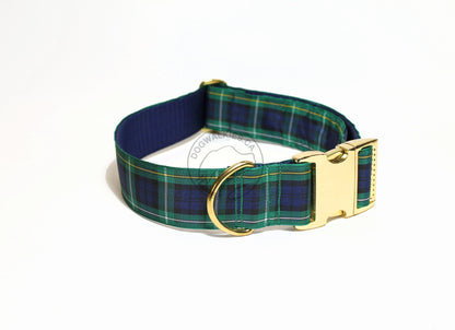 Campbell clan tartan - dog collar