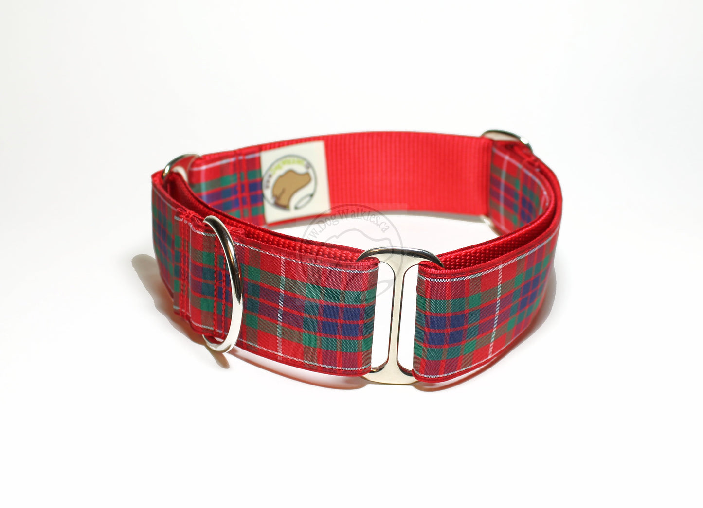 Fraser Clan tartan - dog collar