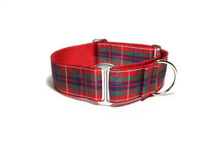 Fraser Clan tartan - dog collar
