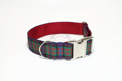 MacDonald Clan tartan - dog collar