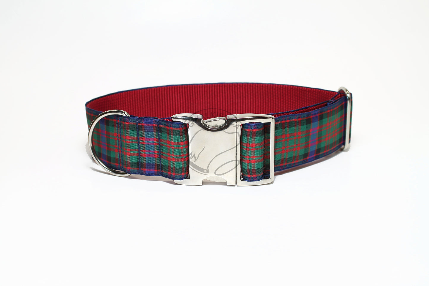 MacDonald Clan tartan - dog collar