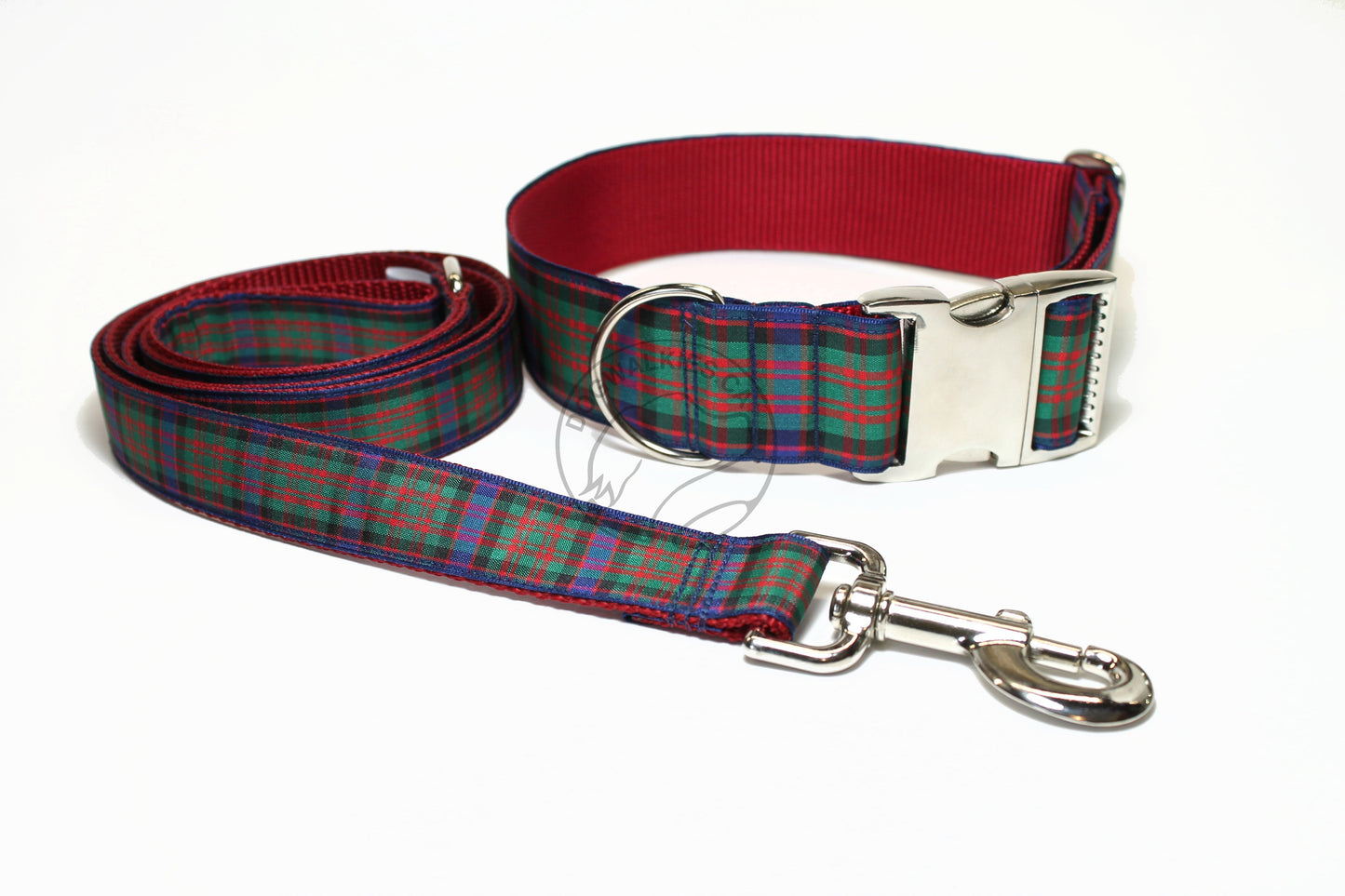 MacDonald Clan tartan - dog collar
