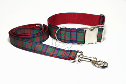 MacDonald Clan tartan - dog collar