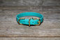 Teal Biothane Small Dog Collar - 1/2" (12mm) wide