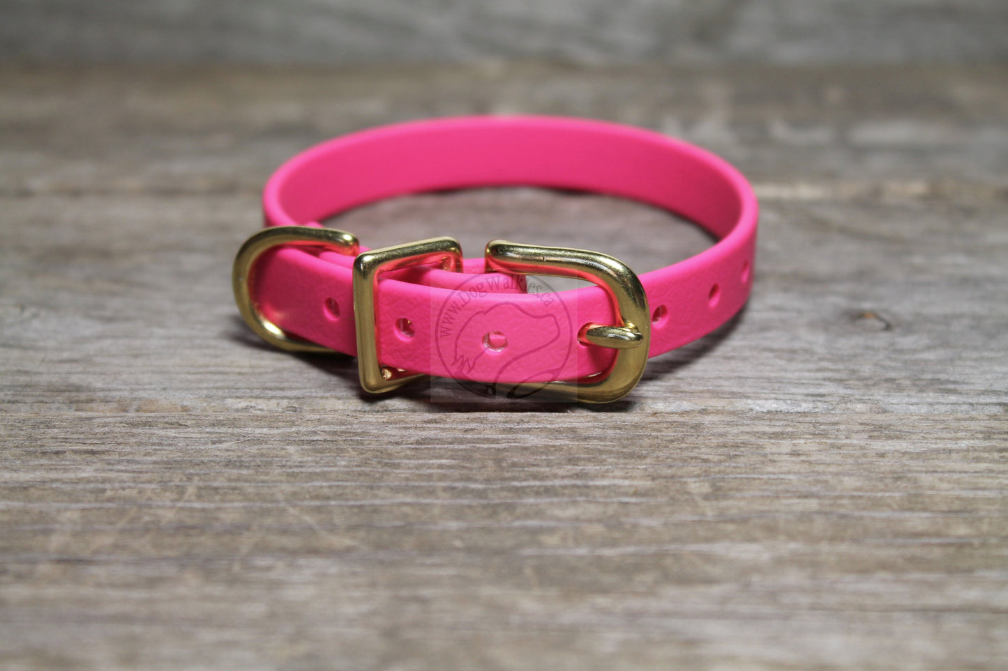 Fuchsia Pink Biothane Small Dog Collar - 1/2" (12mm) wide
