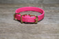 Fuchsia Pink Biothane Small Dog Collar - 1/2" (12mm) wide