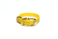 Sunflower Yellow Biothane Small Dog Collar - 1/2" (12mm) wide