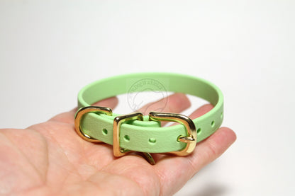 Little Pet or Dog Collar in Genuine Biothane - 12mm (1/2") width - 40 colours