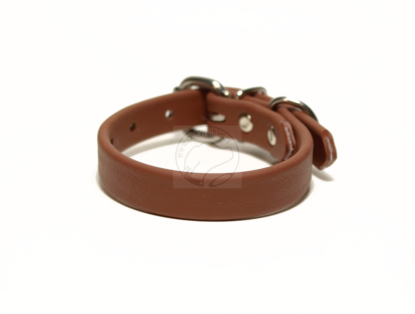 Milk Chocolate Brown Biothane Dog Collar - 5/8"(16mm) wide