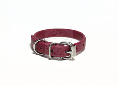 Wine Merlot Biothane Dog Collar - 5/8"(16mm) wide