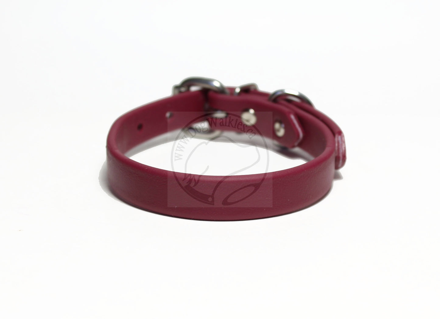 Wine Merlot Biothane Dog Collar - 5/8"(16mm) wide