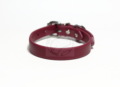 Wine Merlot Biothane Dog Collar - 5/8"(16mm) wide