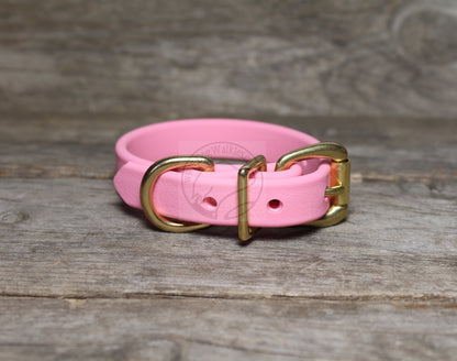 Small Dog Collar in Genuine Biothane - 16mm (5/8") width - 39 colours