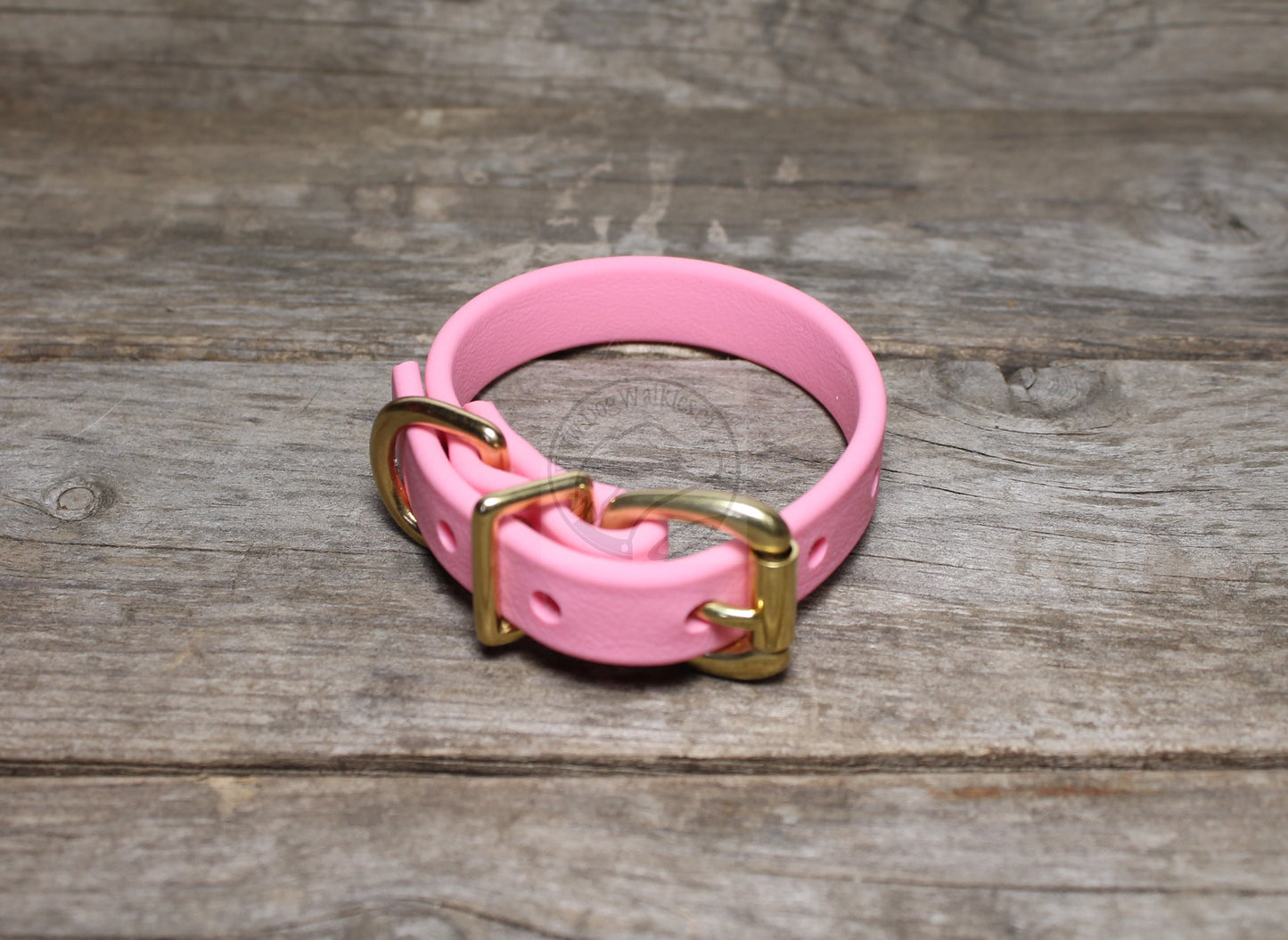 Bubblegum Pink Biothane Dog Collar - 5/8"(16mm) wide