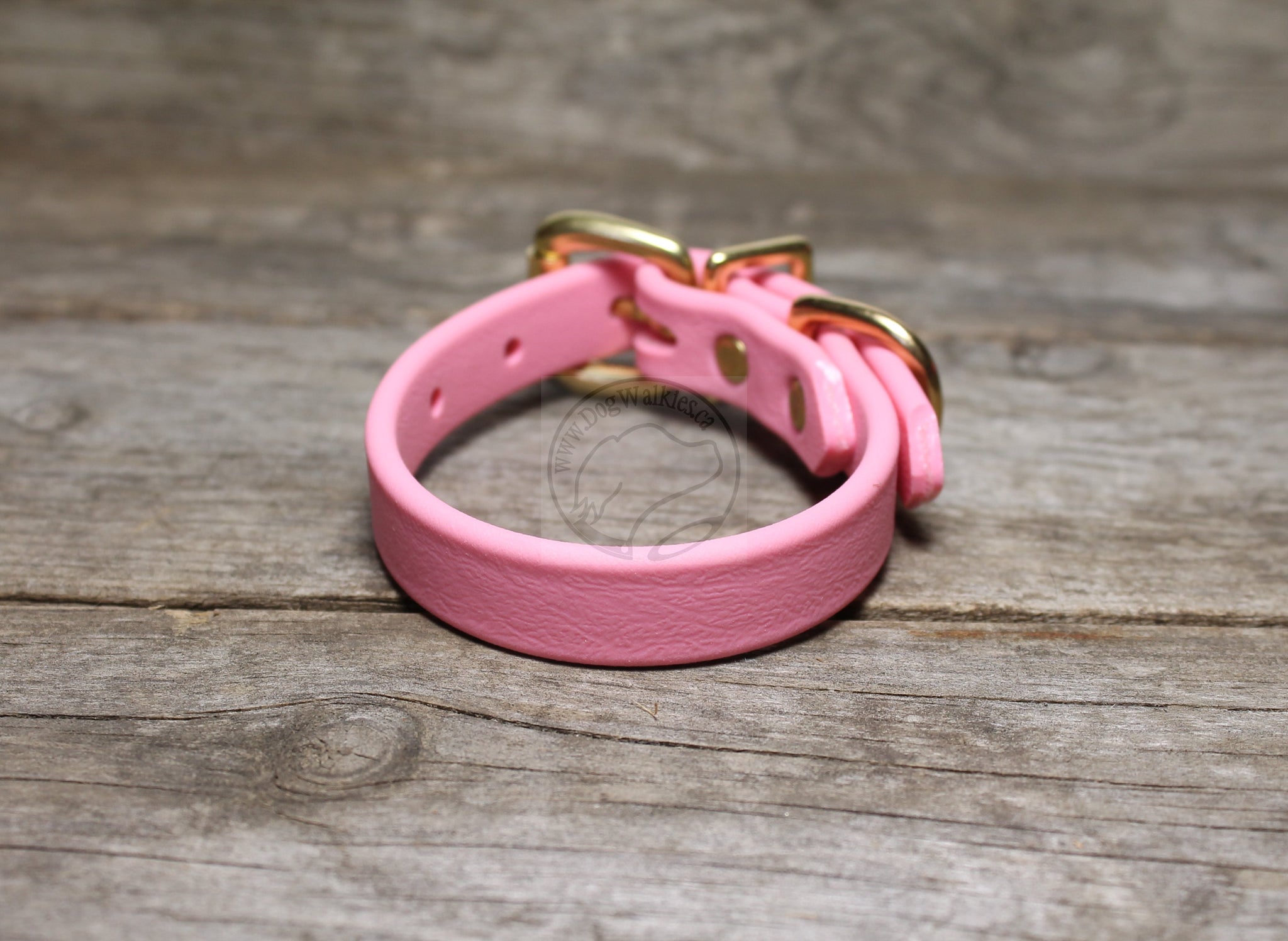 Bubblegum Pink Biothane Dog Collar - 5/8"(16mm) wide