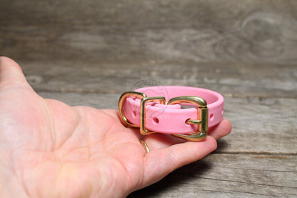 Small Dog Collar in Genuine Biothane - 16mm (5/8") width - 39 colours