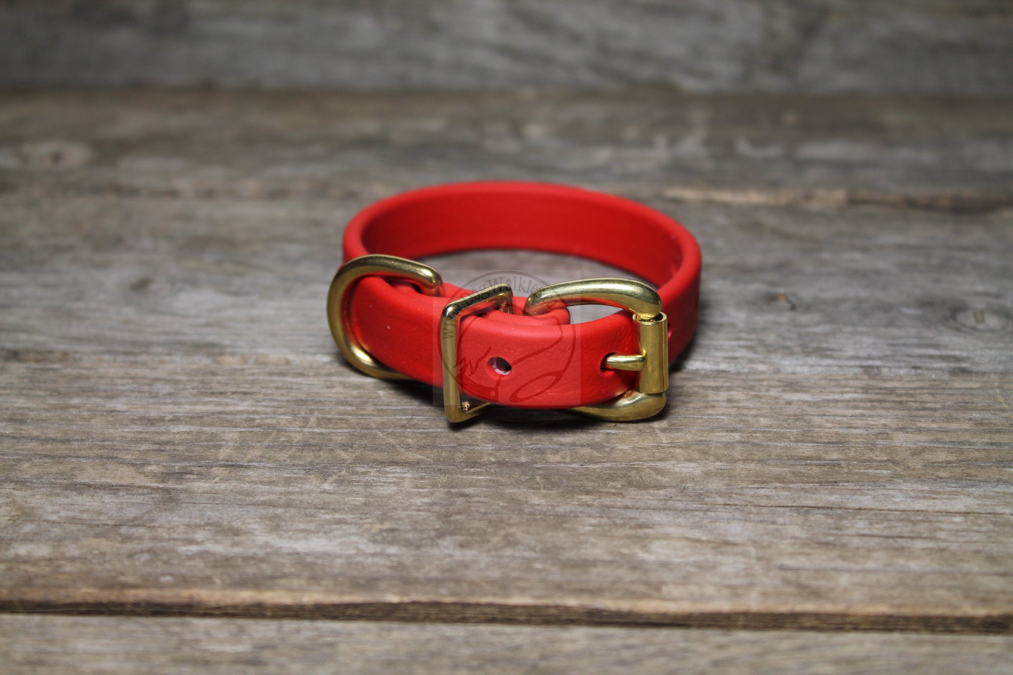 Poppy Red Biothane Dog Collar - 5/8"(16mm) wide