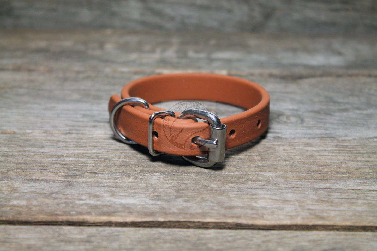 Caramel Brown Biothane Dog Collar - 5/8"(16mm) wide