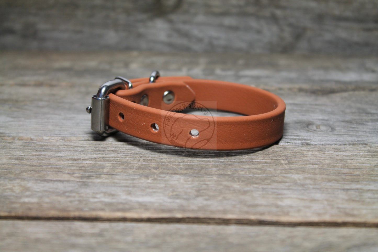 Caramel Brown Biothane Dog Collar - 5/8"(16mm) wide