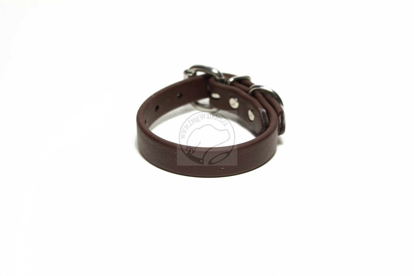 Dark Chocolate Brown Biothane Dog Collar - 5/8"(16mm) wide