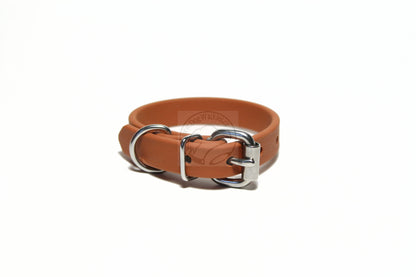 Caramel Brown Biothane Dog Collar - 5/8"(16mm) wide