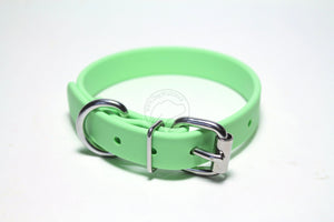 Discontinued- Limited Pastel Mint Green Biothane Dog Collar - 3/4" (20mm) wide