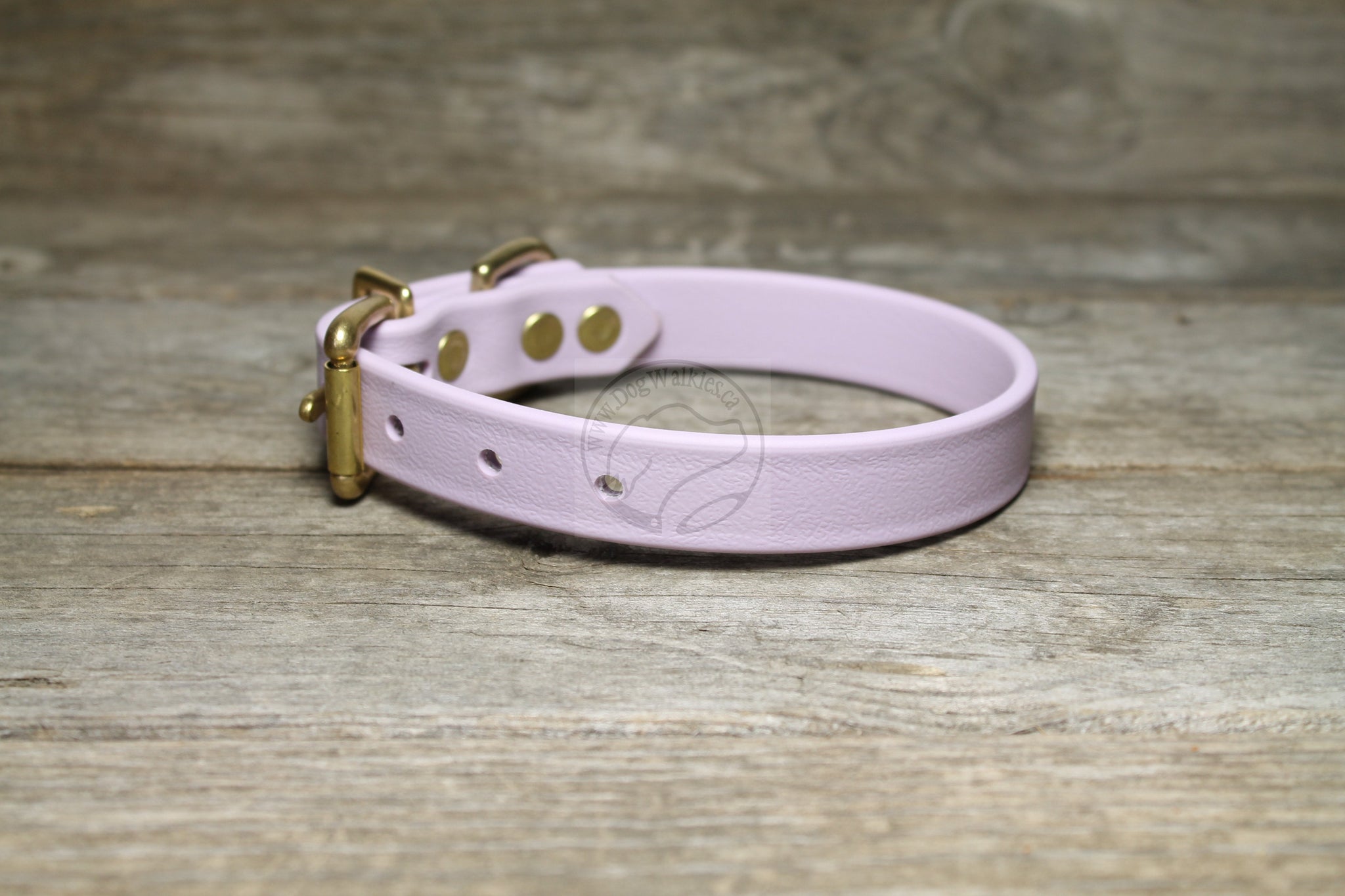 Lavender Purple Pastel Biothane Dog Collar - 3/4" (20mm) wide