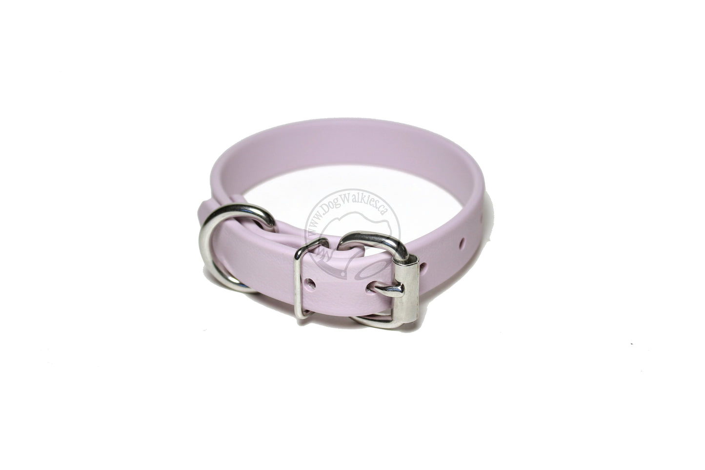 Lavender Purple Pastel Biothane Dog Collar - 3/4" (20mm) wide