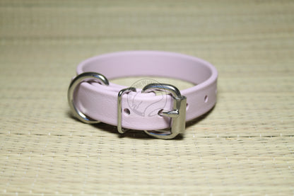 Lavender Purple Pastel Biothane Dog Collar - 3/4" (20mm) wide