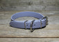 Stormy Gray or Grey Biothane Dog Collar - 1 inch (25mm) wide