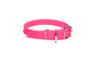 Neon Pink Biothane Dog Collar - 1 inch (25mm) wide