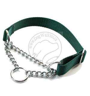 Chain Martingale Dog Collar 1" (25mm) wide; Simple - Elegant - Strong