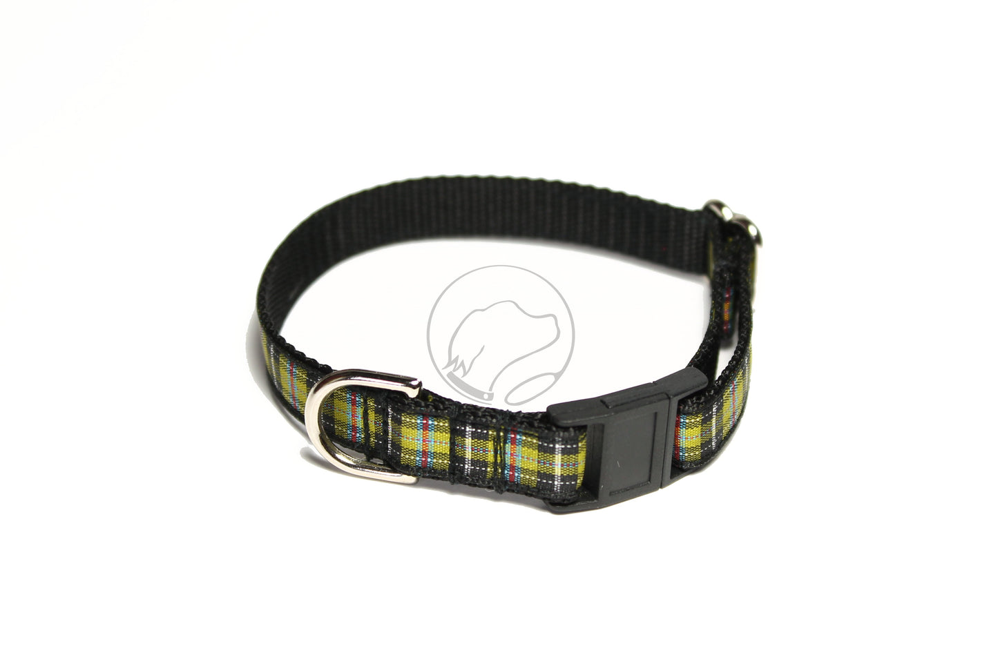 Cornish National tartan - dog collar