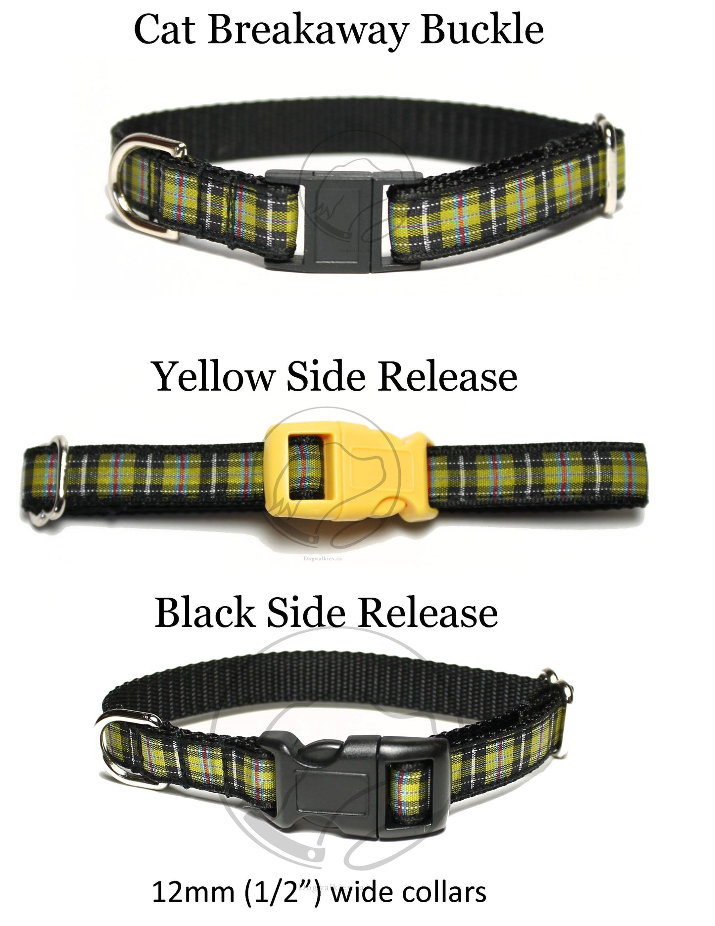 Cornish National tartan - dog collar