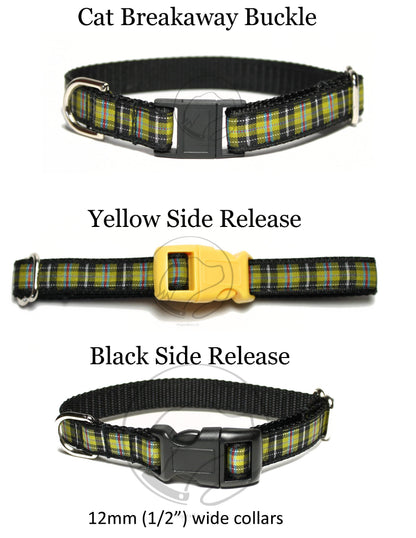 Cornish National tartan - dog collar