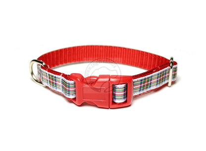 Stewart Clan Dress tartan - dog collar
