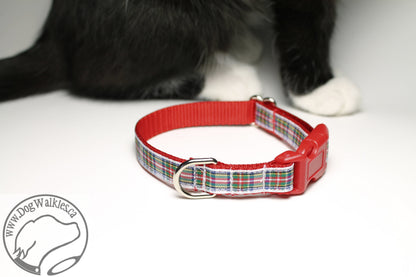 Stewart Clan Dress tartan - dog collar