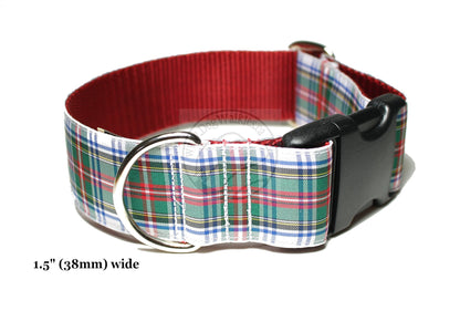 Stewart Clan Dress tartan - dog collar