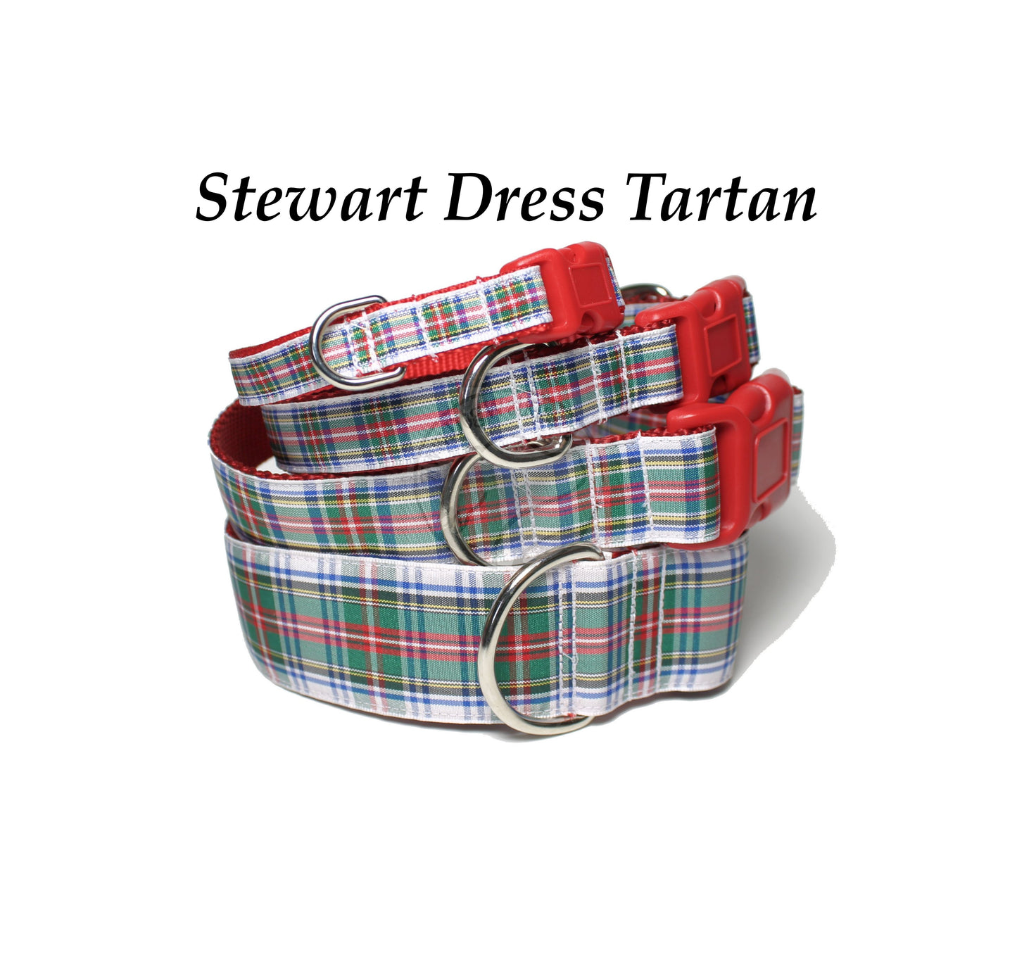 Stewart Clan Dress tartan - dog collar