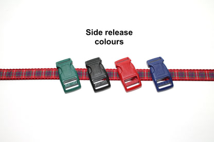 Fraser Clan tartan - dog collar