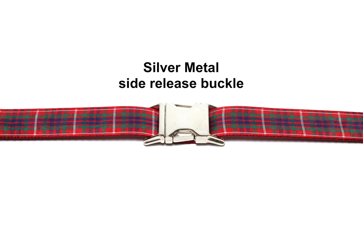 Fraser Clan tartan - dog collar