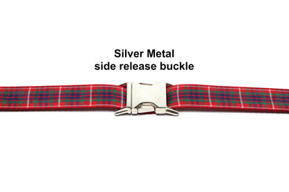 Fraser Clan tartan - dog collar