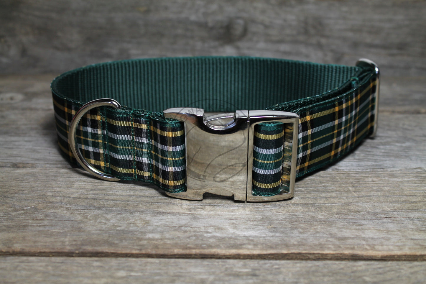 Irish National tartan - dog collar