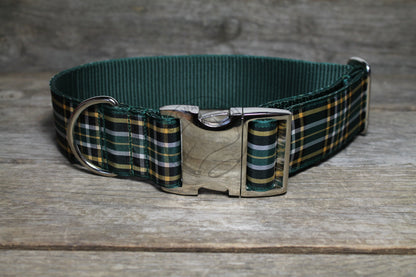 Irish National tartan - dog collar