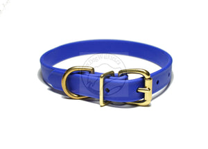 Royal Blue Biothane Dog Collar - 3/4" (20mm) wide