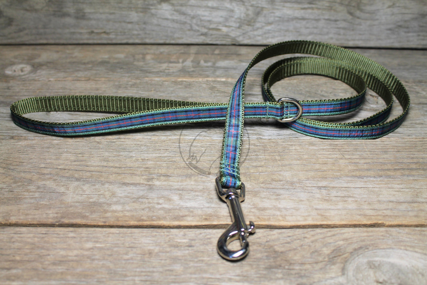 Tartan Dog Leash - Flower of Scotland Tartan