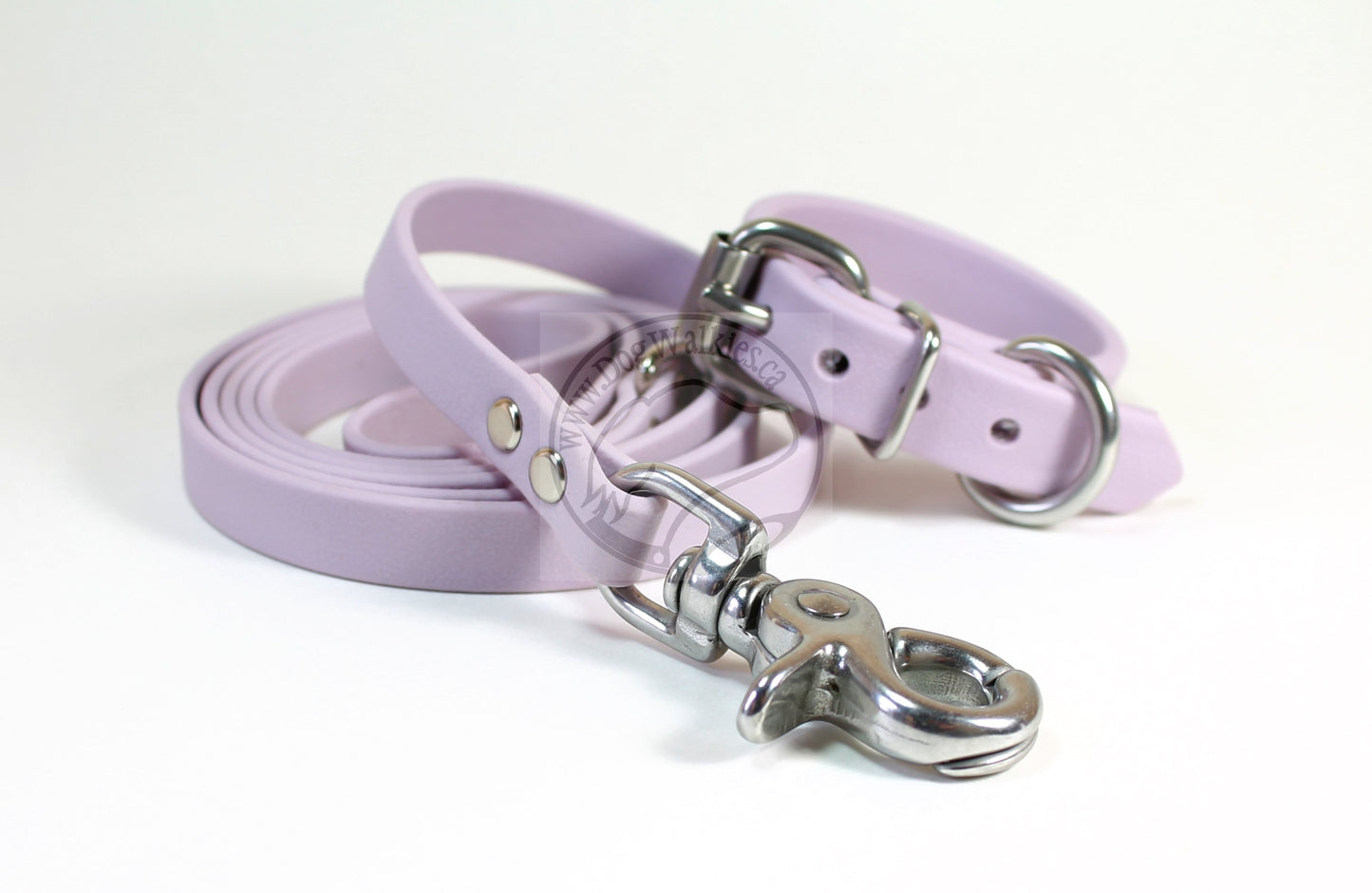 Lavender Purple Pastel Biothane Dog Collar - 5/8"(16mm) wide