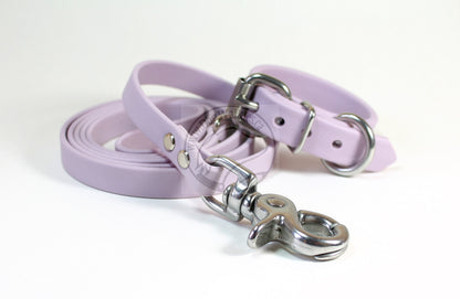 Lavender Purple Pastel Biothane Dog Collar - 5/8"(16mm) wide